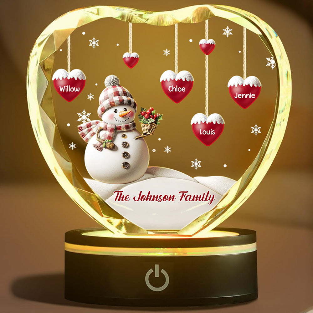 Sweet Heart - Personalized Crystal Led Light