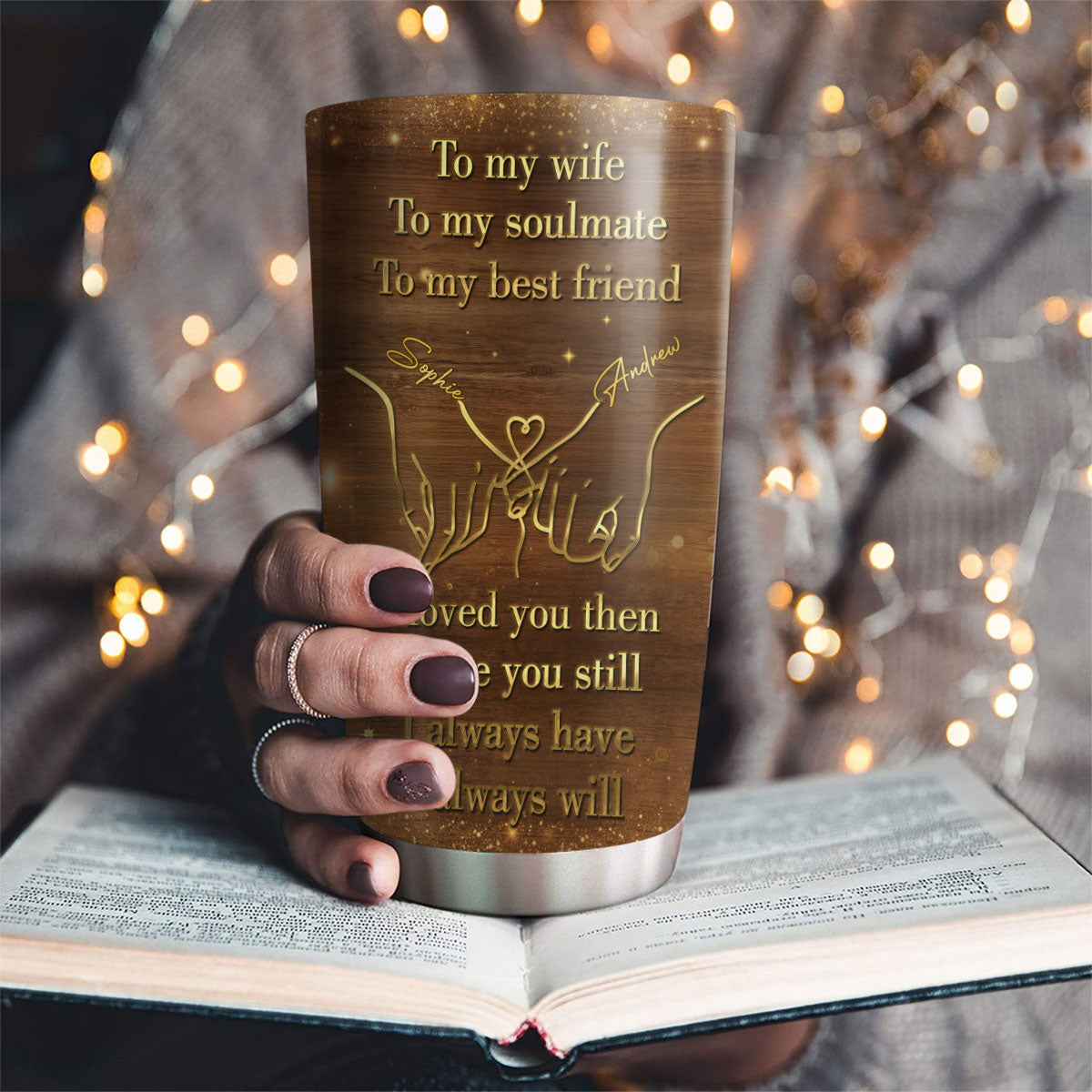Custom Christmas Anniversary Gifts For Wife • To My Everlasting Love - Personalized Tumbler