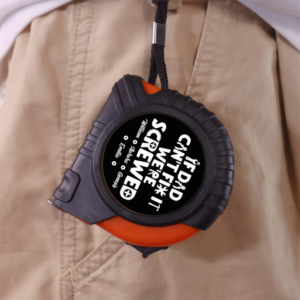 Dad Can Fix - Personalized Tape Measure