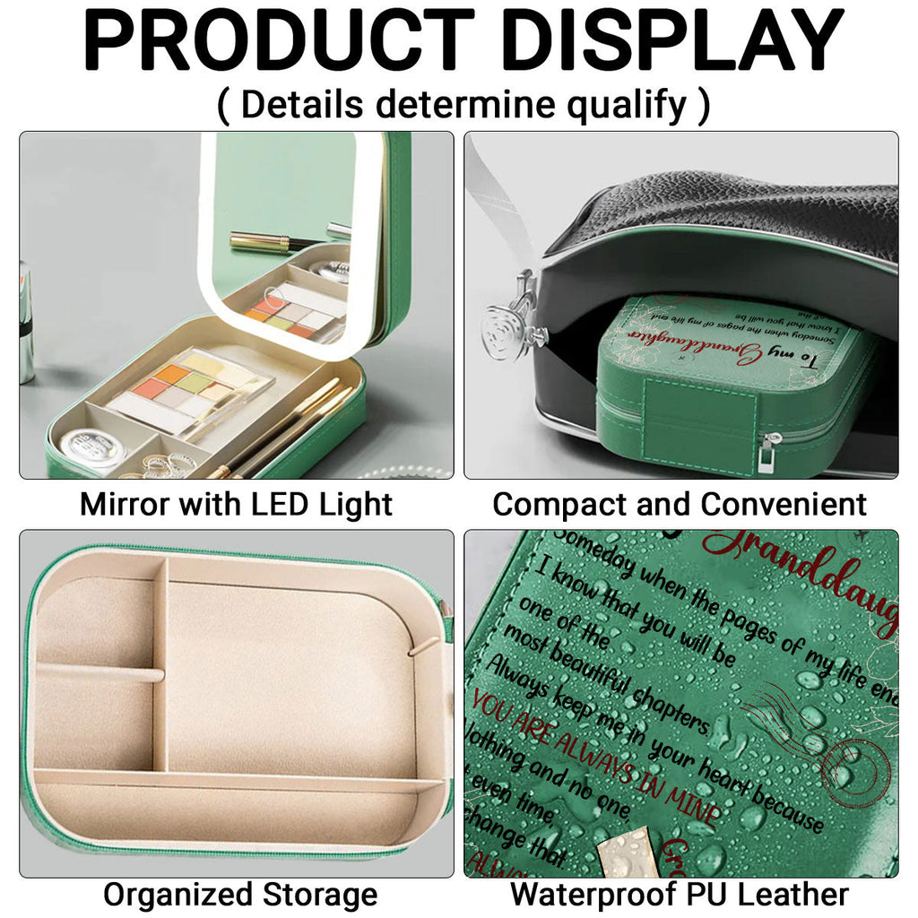 The Most Beautiful Chapters - Personalized Jewelry Box With LED Mirror