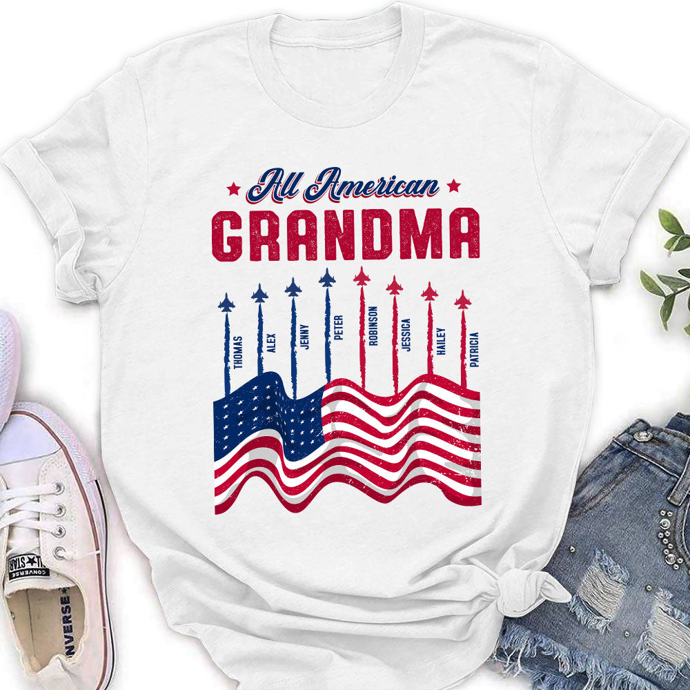 Custom Christmas & Birthday Gift for Grandma • Party In USA - Personalized Shirt