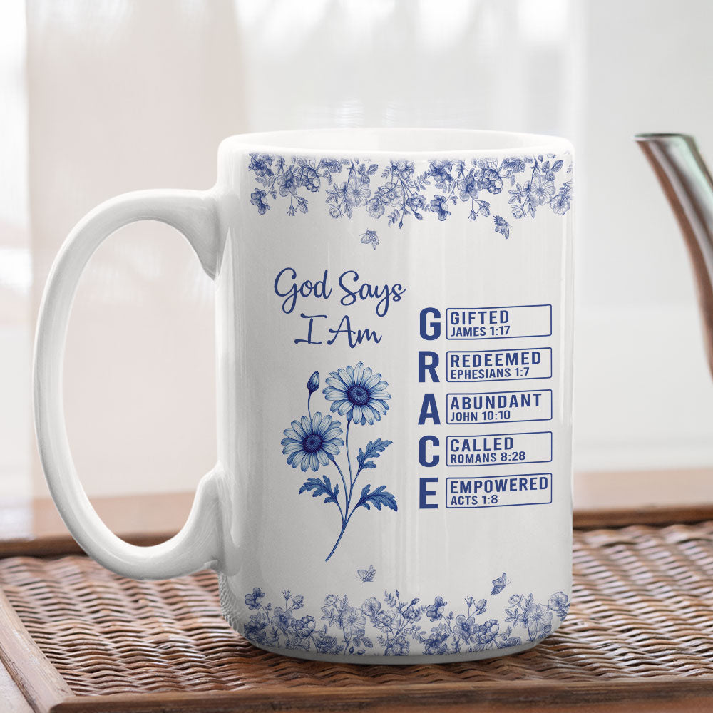 Custom Christmas & Birthday Gift for Daughter • As God Says - Personalized Coffee Mug
