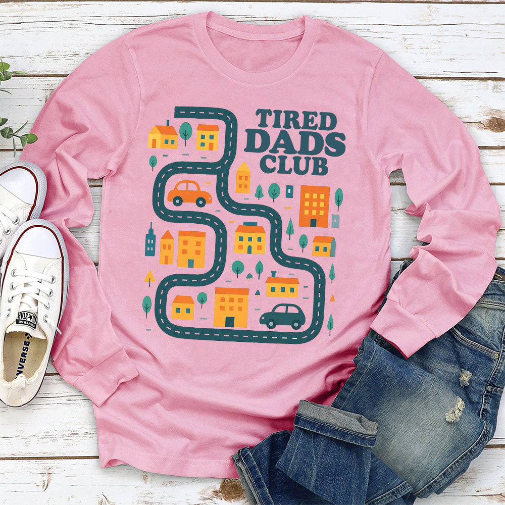 Custom Father's Day, Special Gift for Dad & Grandpa • Tired Dads Husbands Club - Personalized Shirt