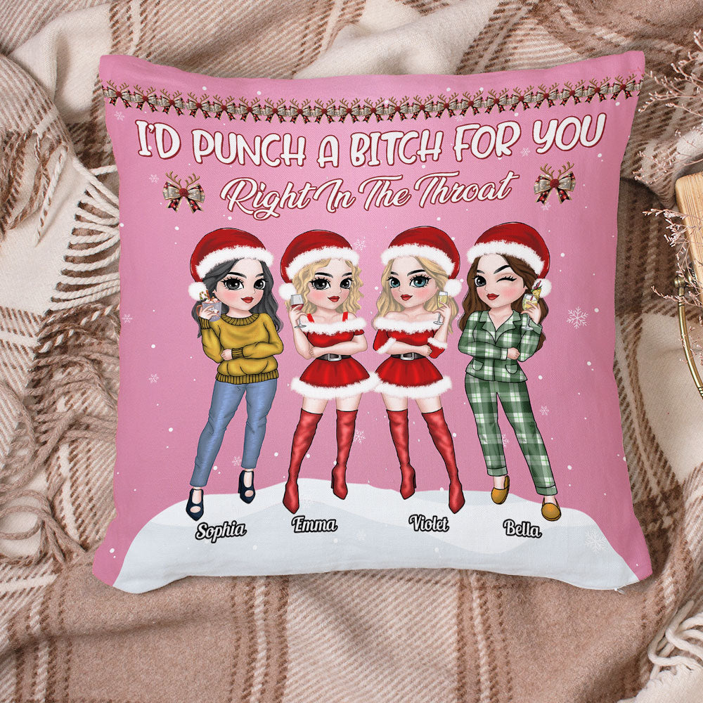Right In The Throat - Personalized Pillow