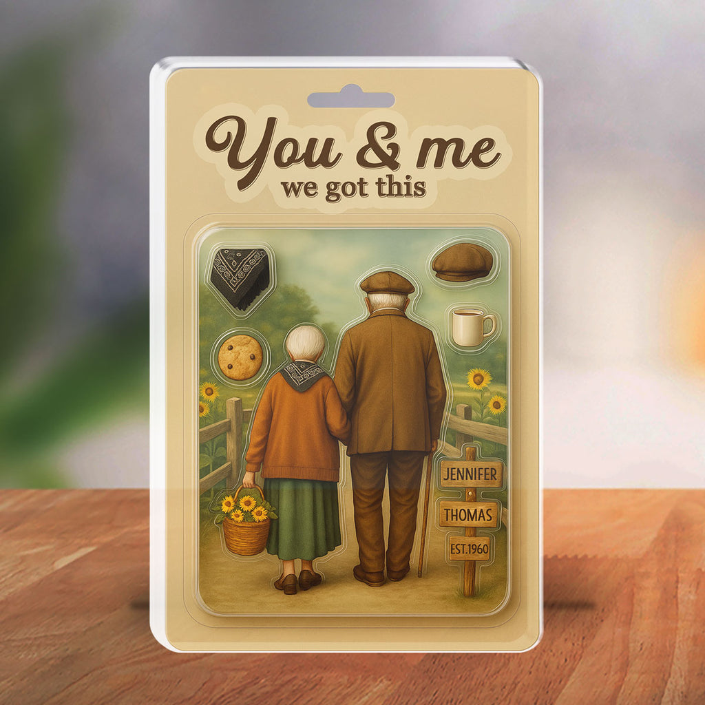 Custom Couple's Decor, Anniversary & Wedding Gift • You And Me We Got This - Personalized Acrylic Plaque