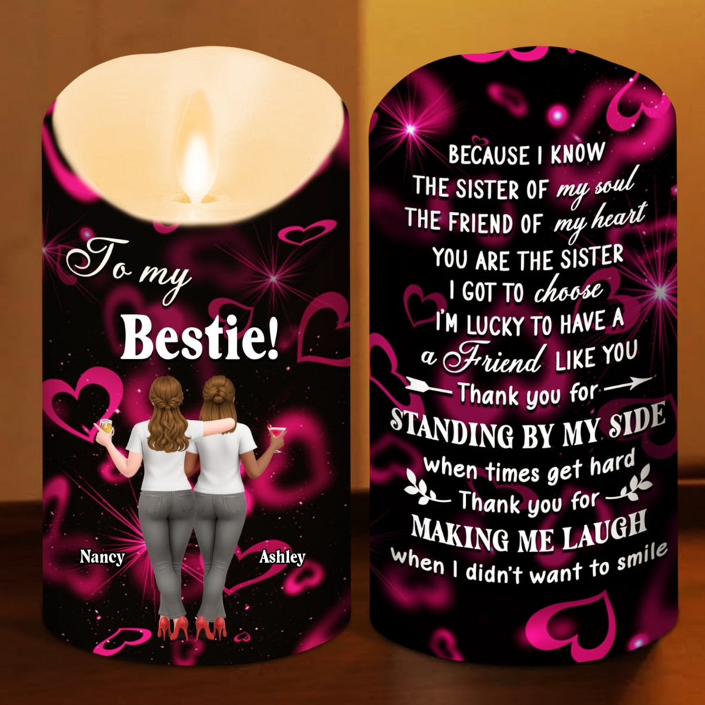 No Matter What Happens - Personalized LED Candle