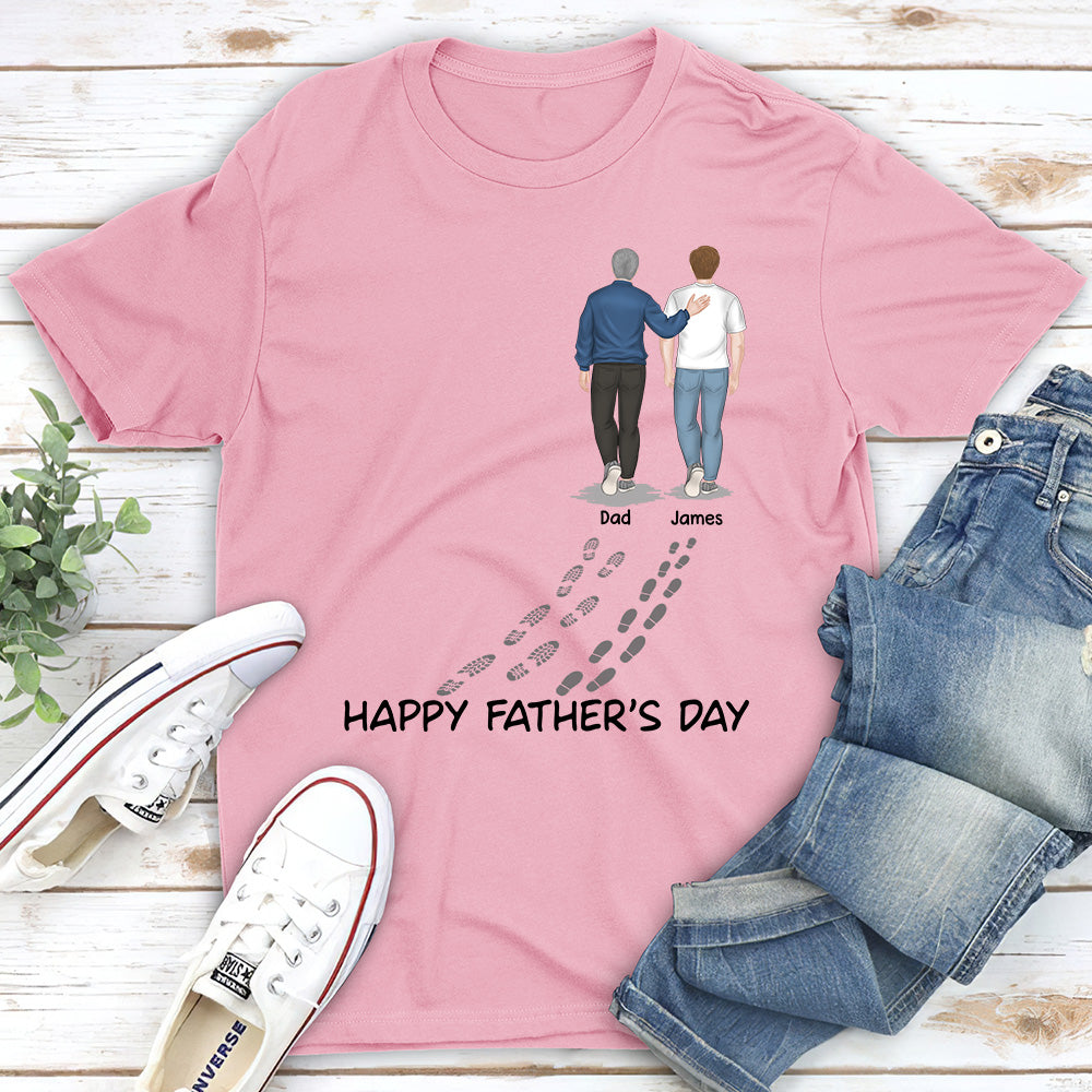 Custom Father's Day, Special Gift for Dad & Grandpa • My Dad Is My Hero - Personalized Shirt