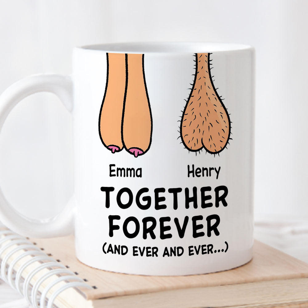 Custom Anniversary Keepsake Gifts For Couple • Together Forever - Personalized Coffee Mug