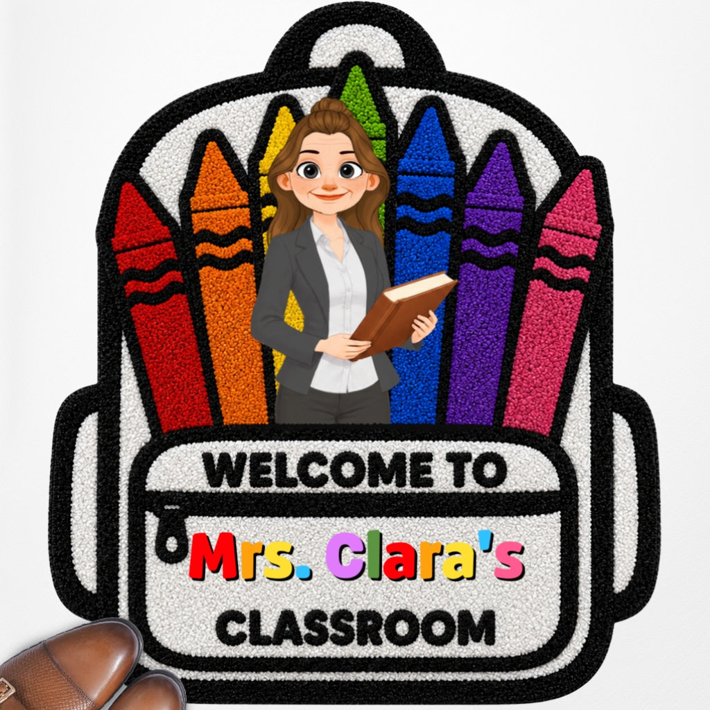 Welcome To My Classroom - Personalized Doormat