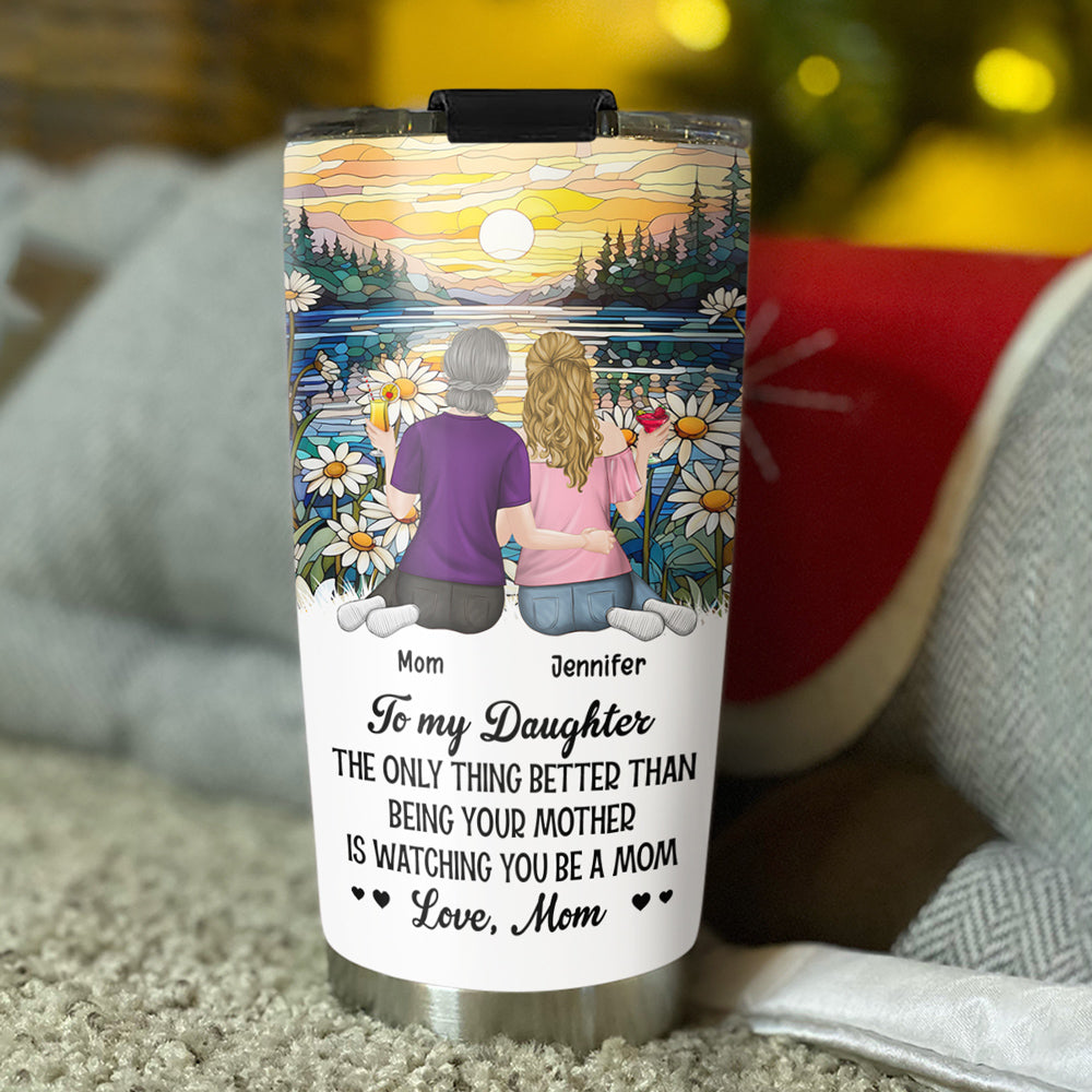 Custom Christmas Birthday Gifts For Mom • To My Daughter Version 2 - Personalized Tumbler