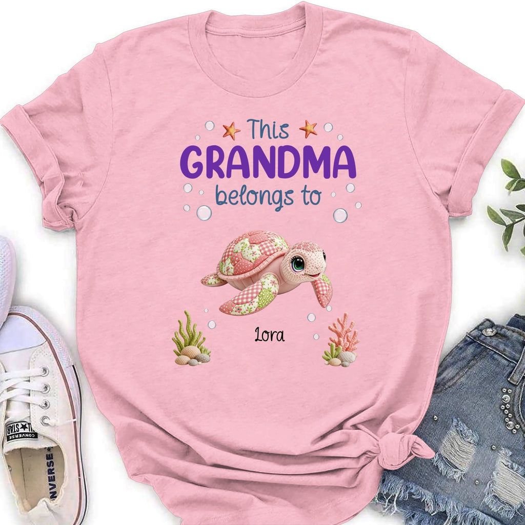 Custom Mother's Day Gift for Mom & Grandma • Little Turtle Of Nana - Personalized Shirt