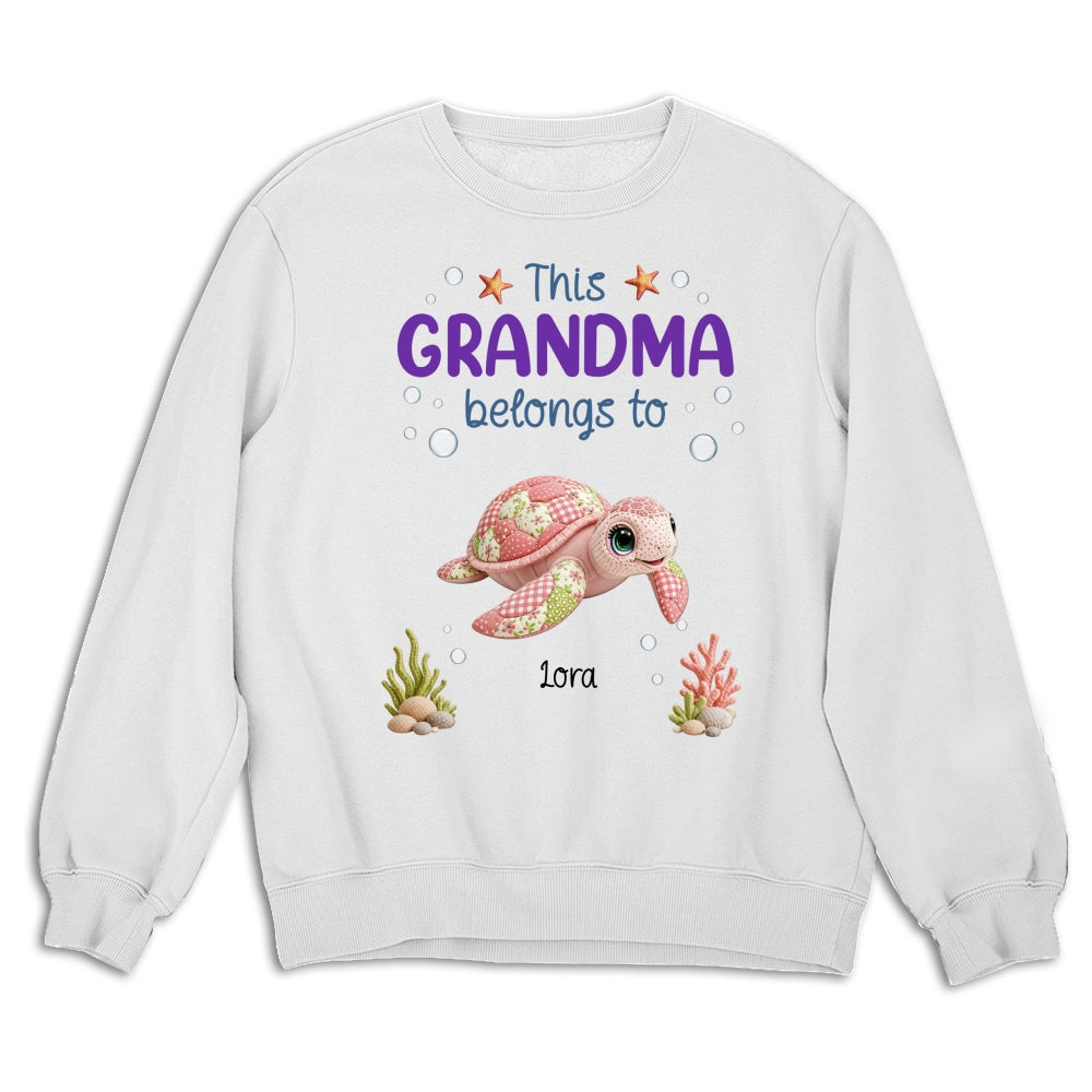 Custom Mother's Day Gift for Mom & Grandma • Little Turtle Of Nana - Personalized Shirt