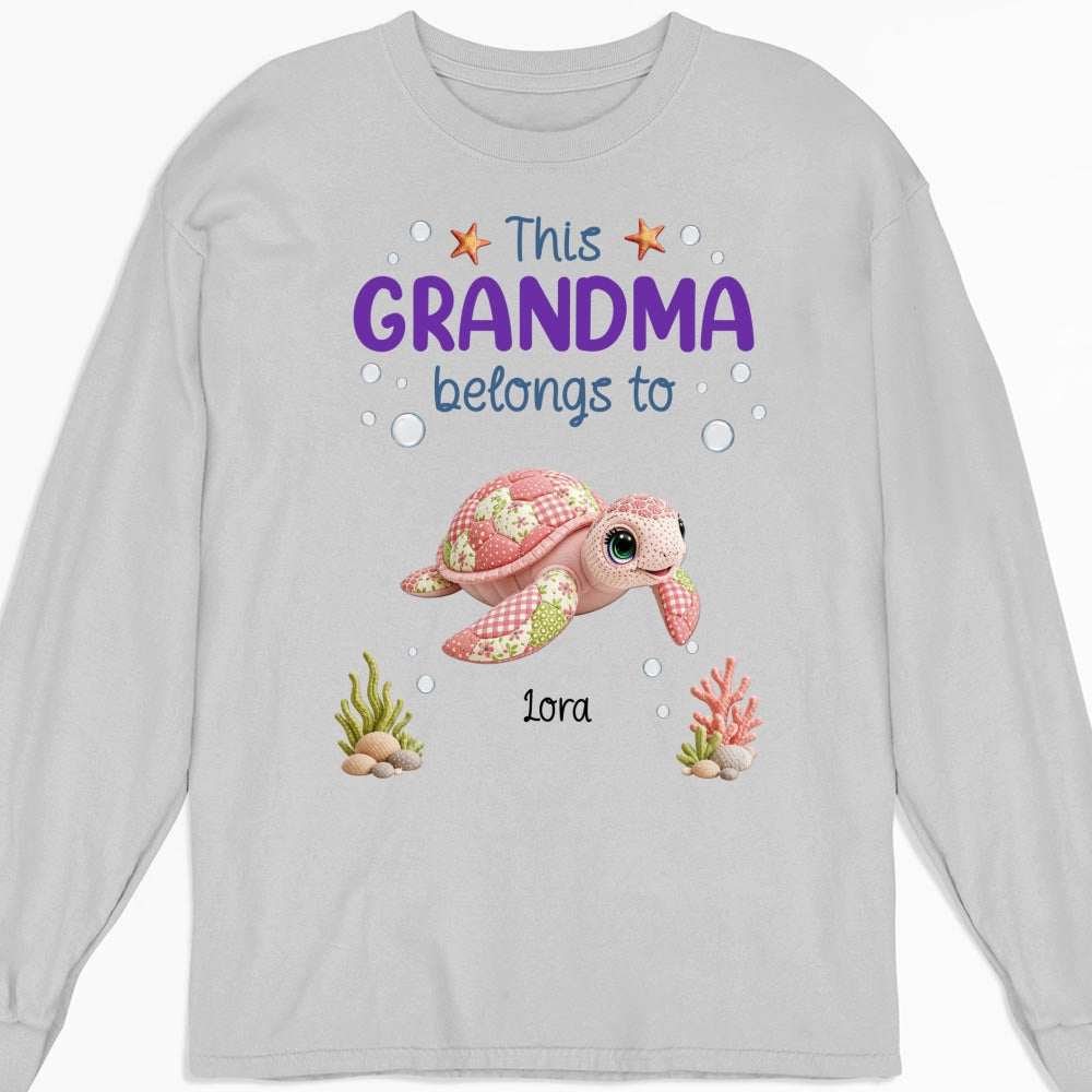Custom Mother's Day Gift for Mom & Grandma • Little Turtle Of Nana - Personalized Shirt