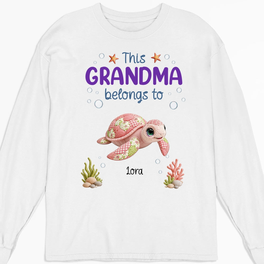 Custom Mother's Day Gift for Mom & Grandma • Little Turtle Of Nana - Personalized Shirt