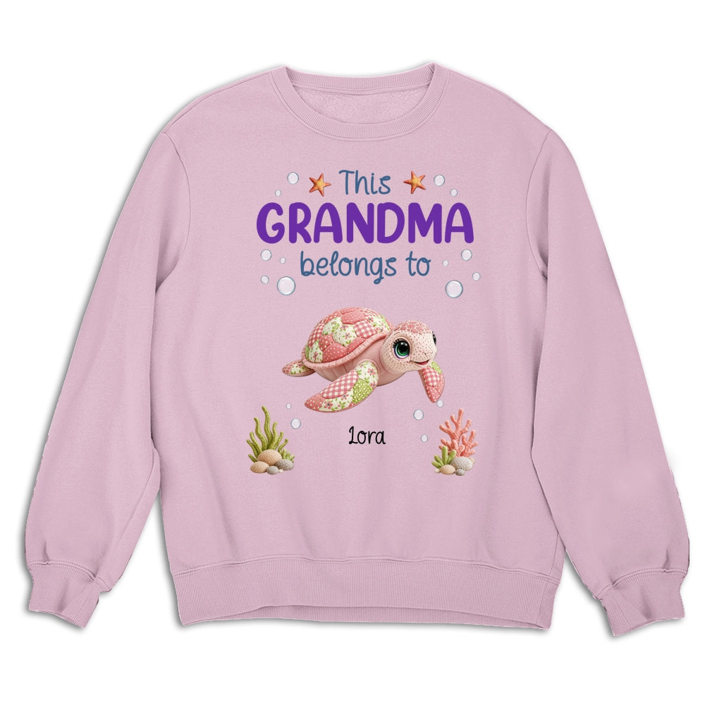Custom Mother's Day Gift for Mom & Grandma • Little Turtle Of Nana - Personalized Shirt