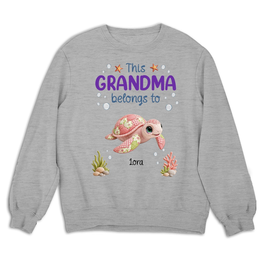 Custom Mother's Day Gift for Mom & Grandma • Little Turtle Of Nana - Personalized Shirt
