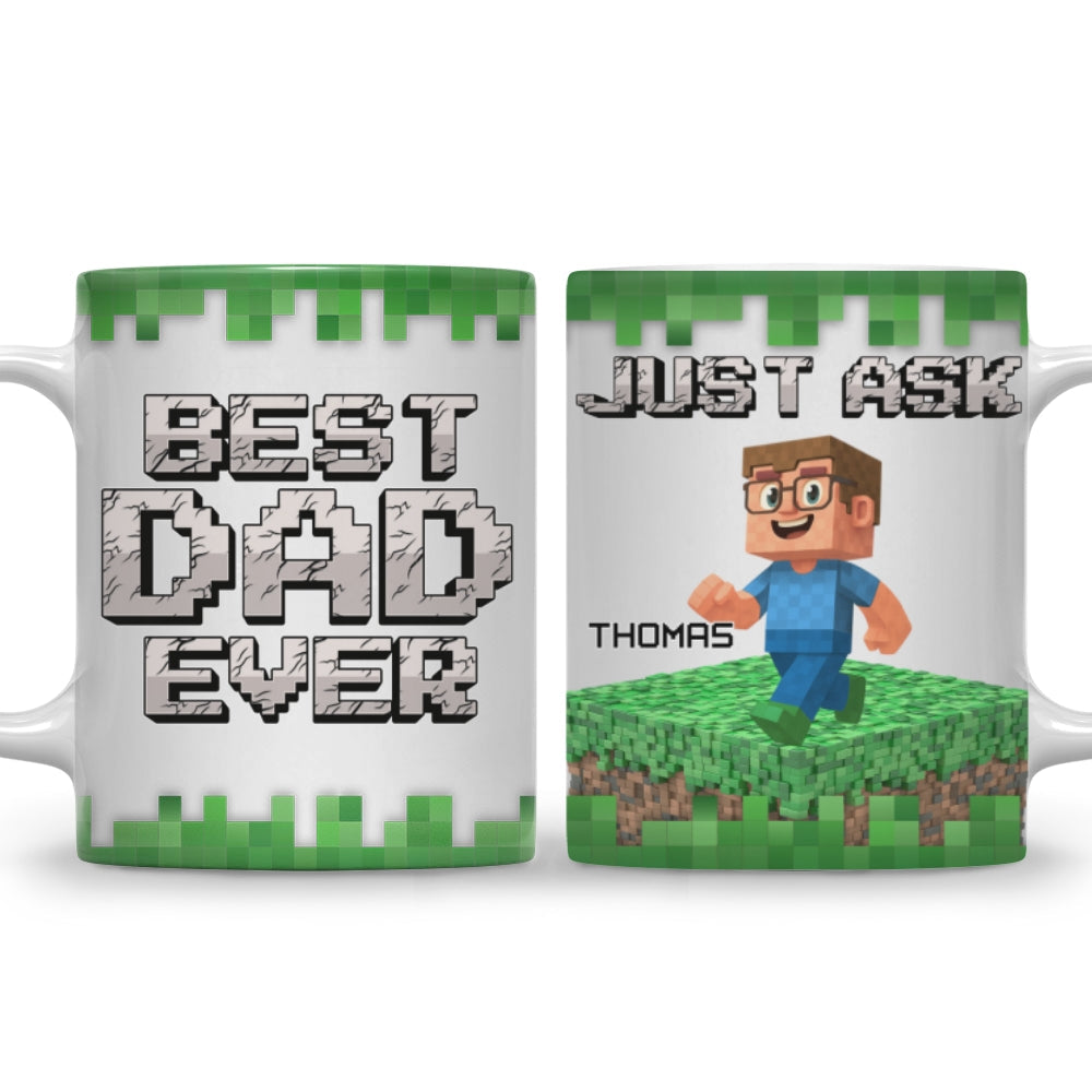 Custom Father's Day, Special Gift for Dad & Grandpa • Best Papa Ever Ever - Personalized Coffee Mug