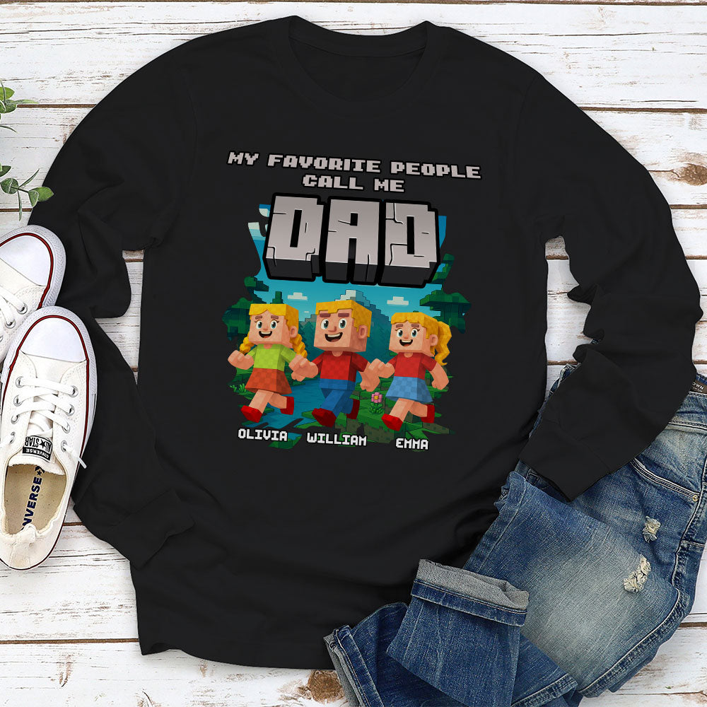 Custom Father's Day, Special Gift for Dad & Grandpa • Papa Favorite People - Personalized Shirt