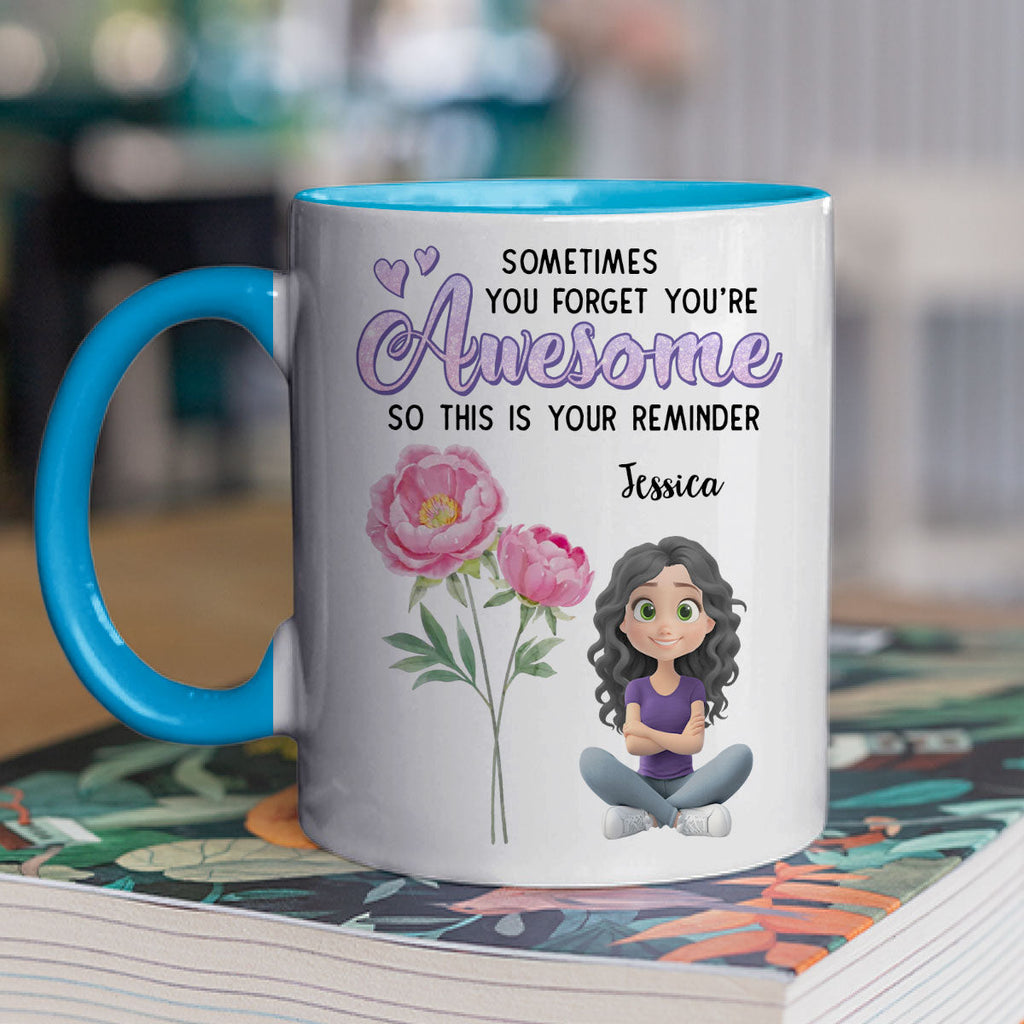 Custom Best Friend, Christmas & Birthday Friendship Keepsake Gift • Reminder Of Greatness For Bestie - Personalized Accent Mug