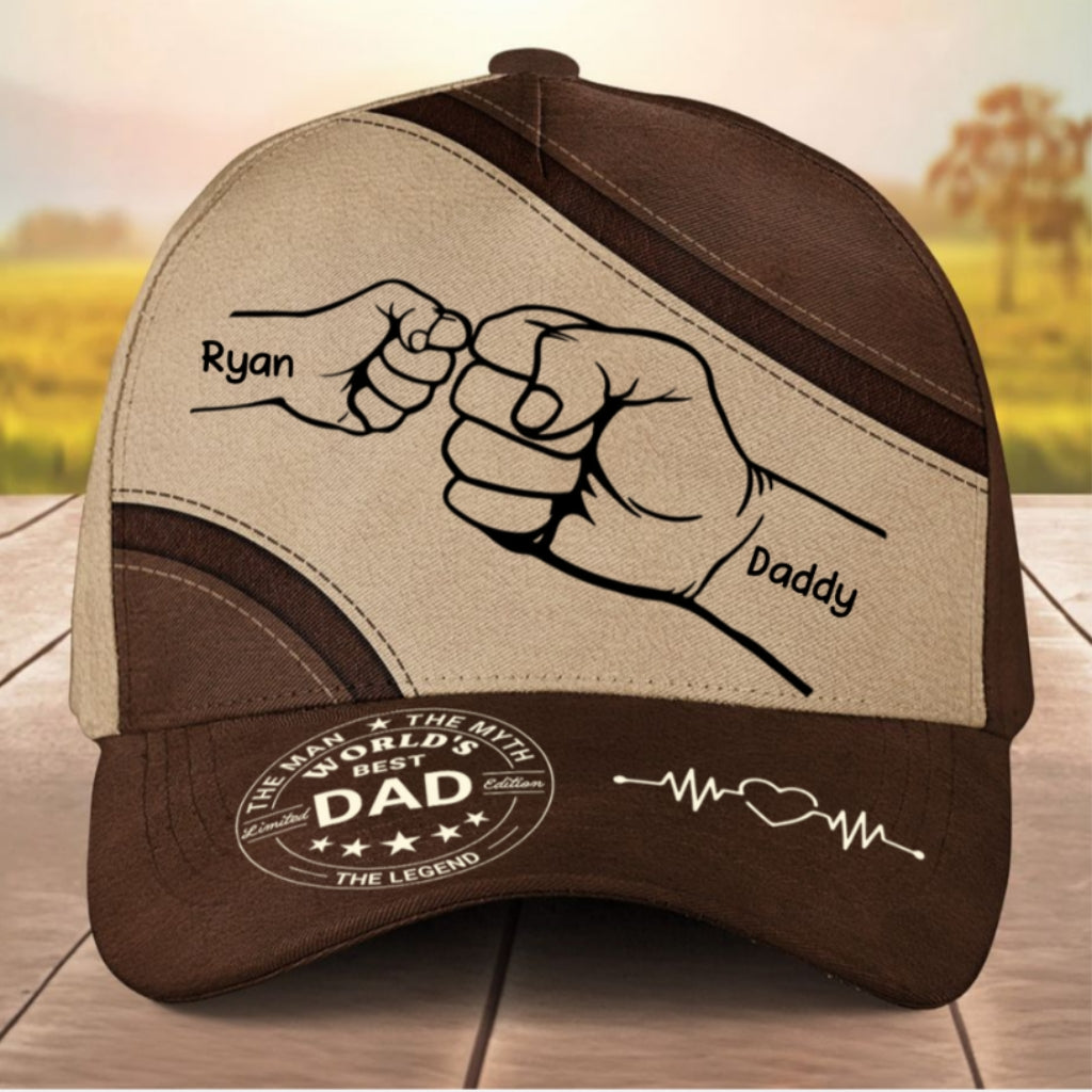 Best Dad in the World - Personalized Classic Cap