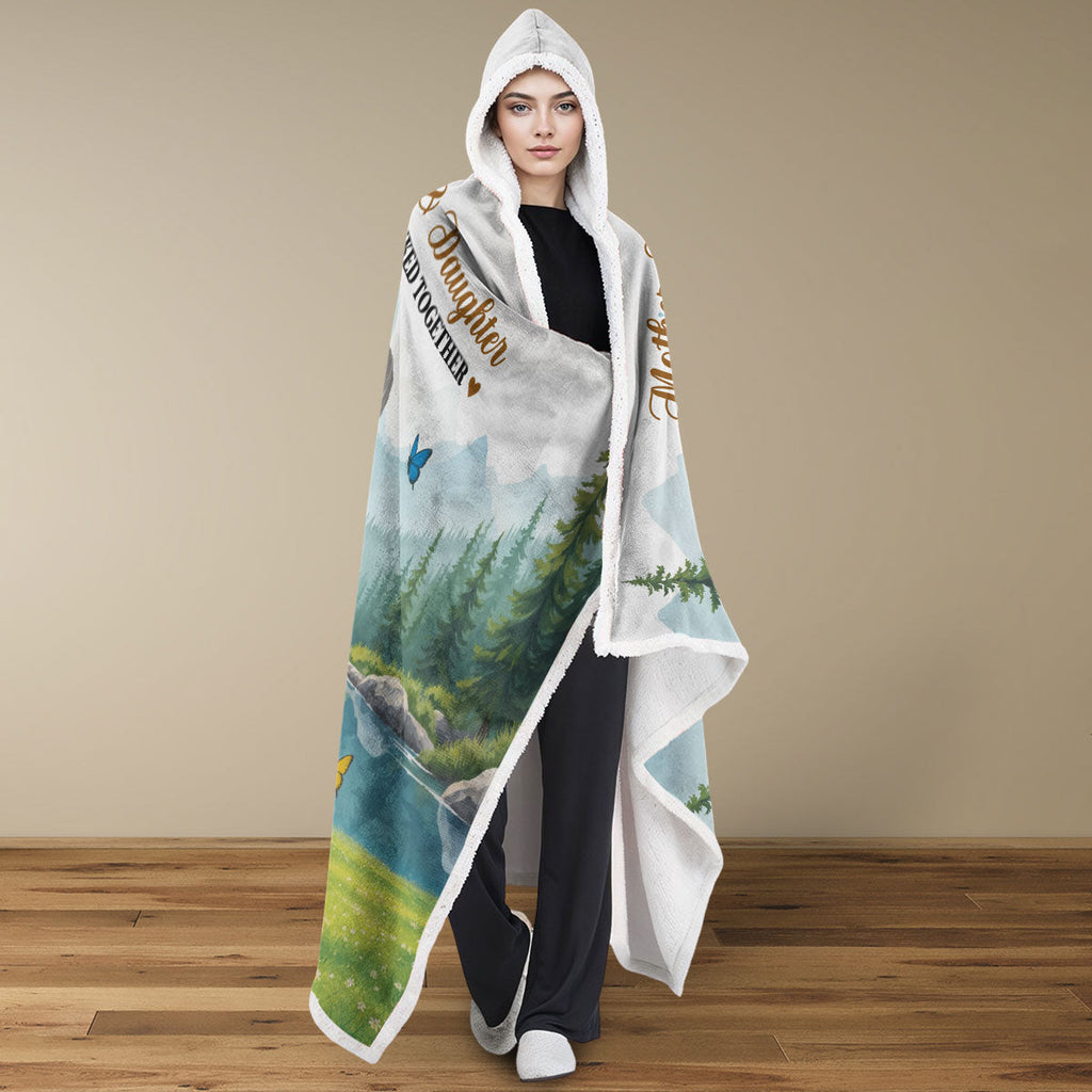 Forever Linked Together - Personalized Hooded Blanket