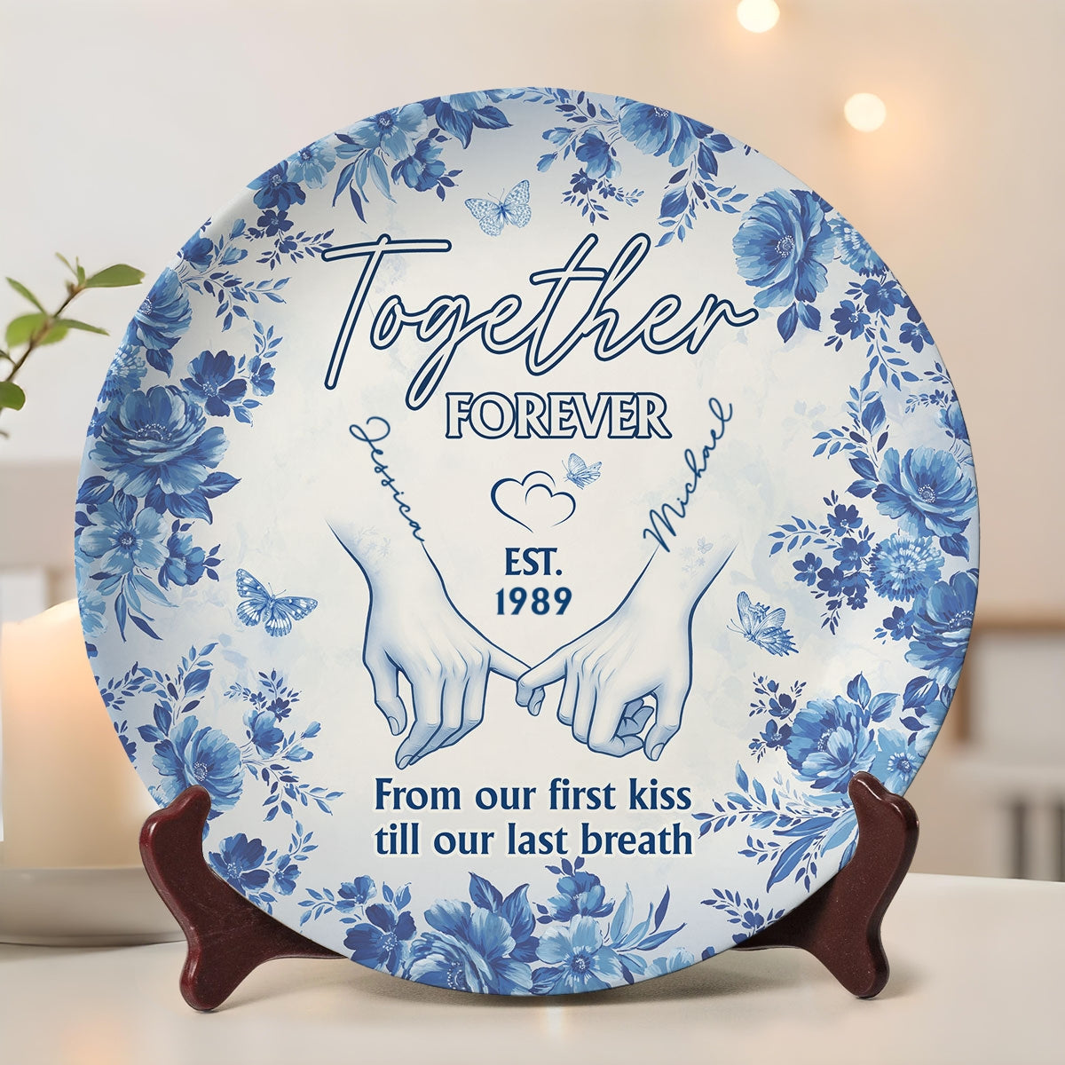 Forever With You - Personalized Plate