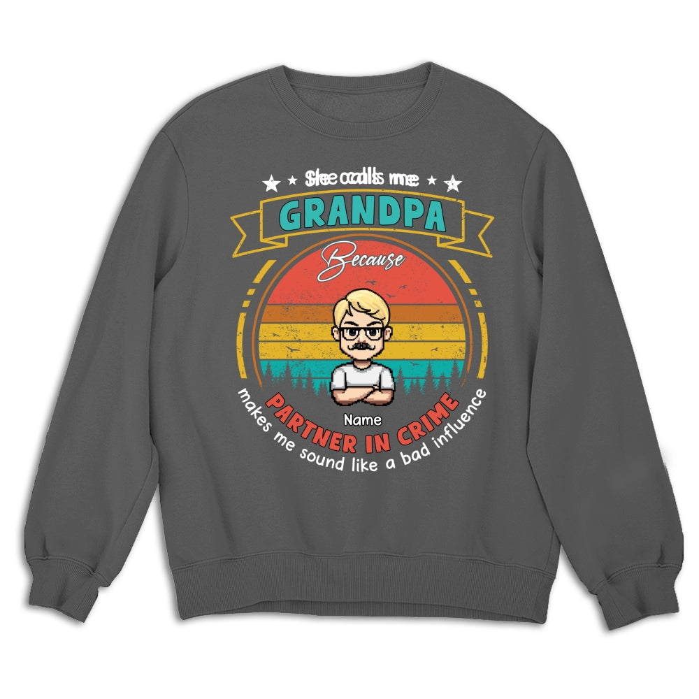 Custom Father's Day, Special Gift for Dad & Grandpa • Bad Influence - Personalized Shirt