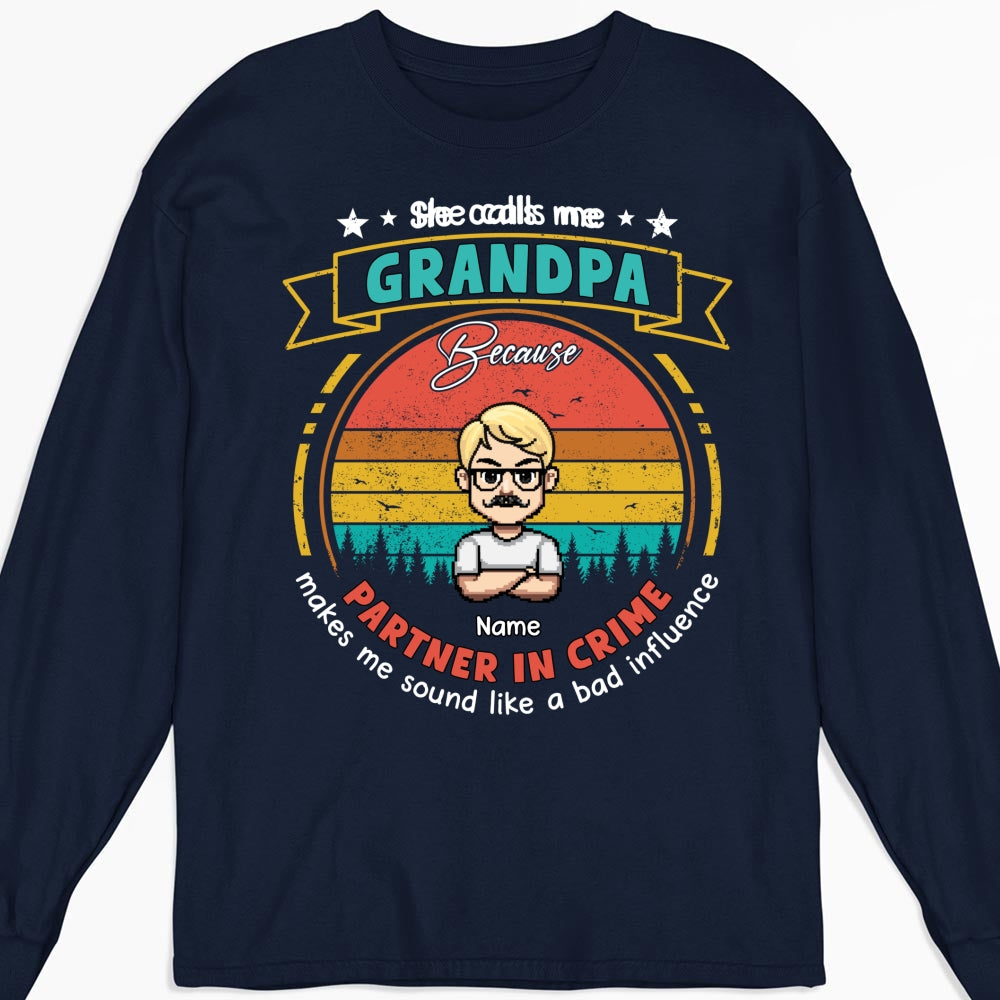 Custom Father's Day, Special Gift for Dad & Grandpa • Bad Influence - Personalized Shirt