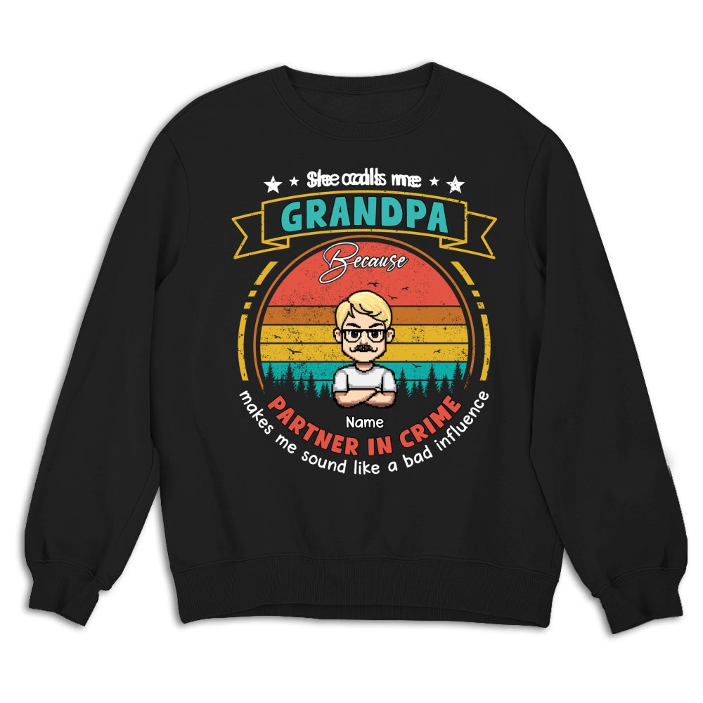 Custom Father's Day, Special Gift for Dad & Grandpa • Bad Influence - Personalized Shirt