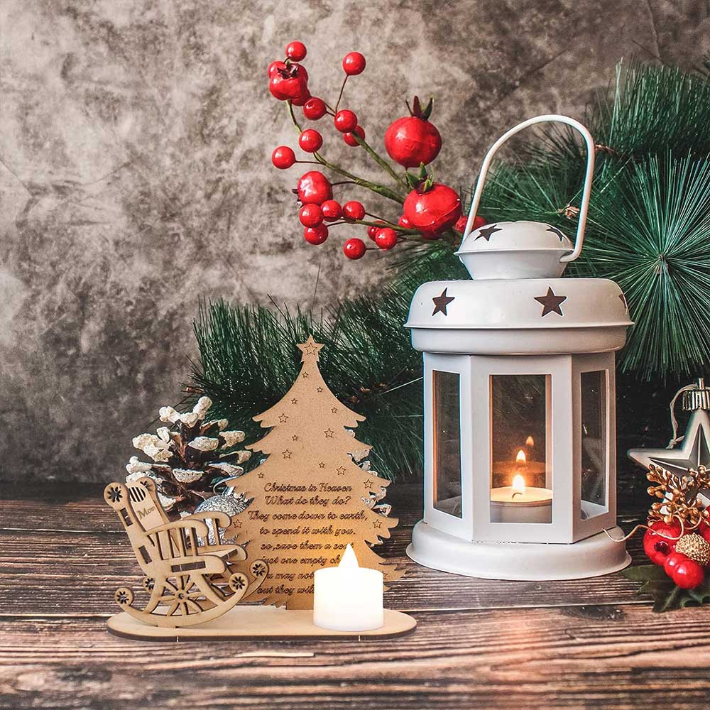 Christmas In Heaven - Personalized Candle Holder