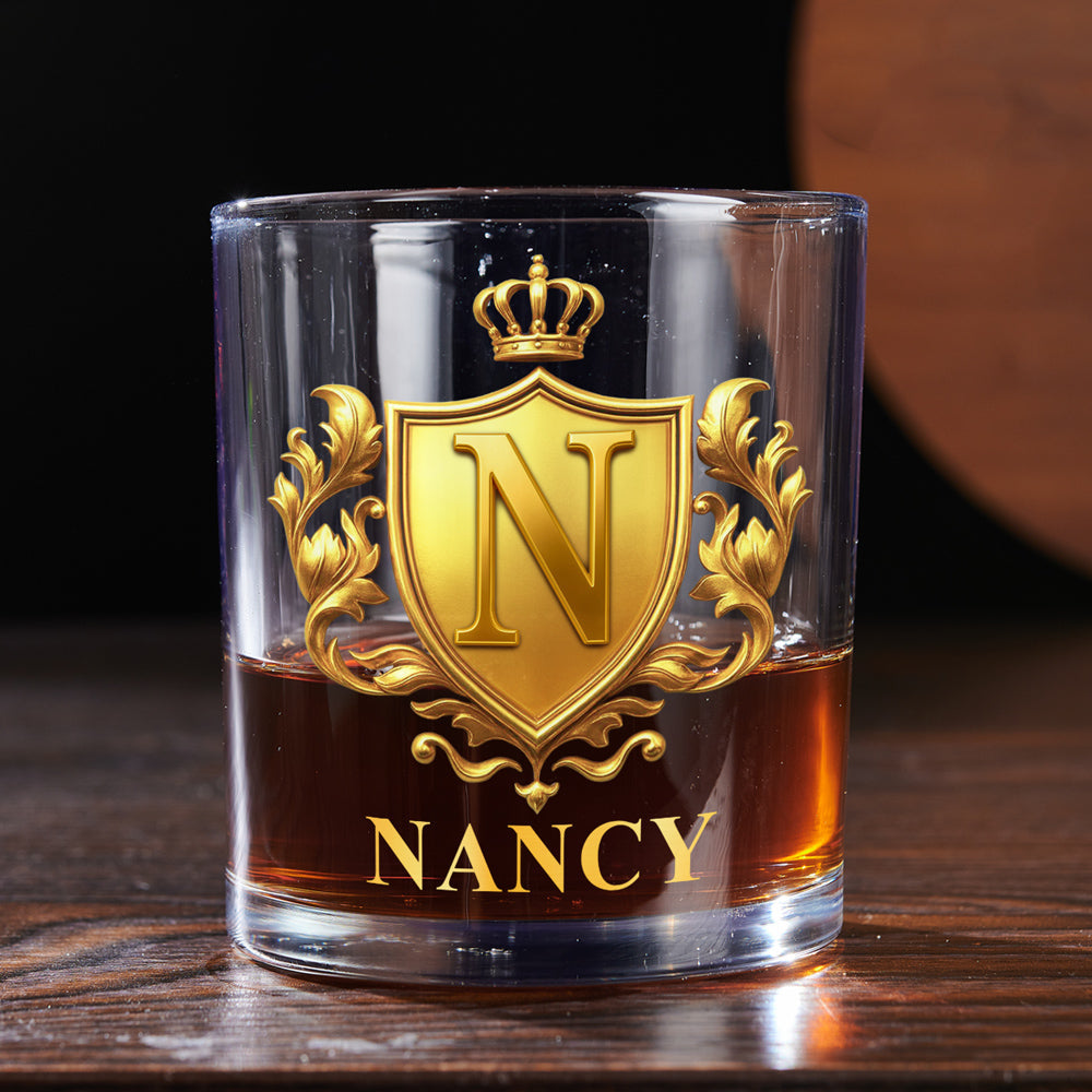 Custom Christmas Anniversary Birthday Drinkware Gifts for Husband • I Take It Neat - Personalized 3D Effect Whiskey Glass