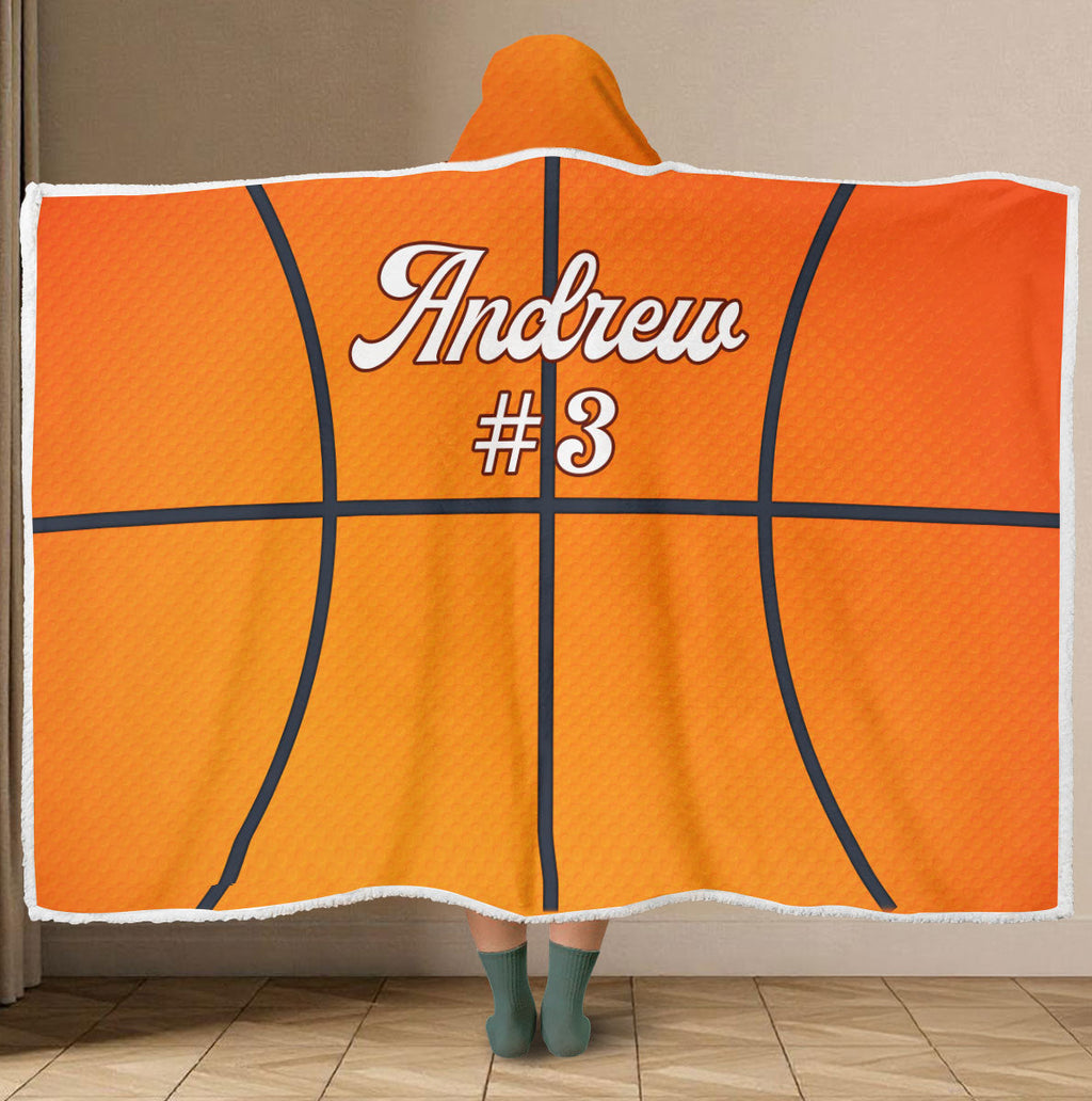 Kids Player Sports - Personalized Hooded Blanket