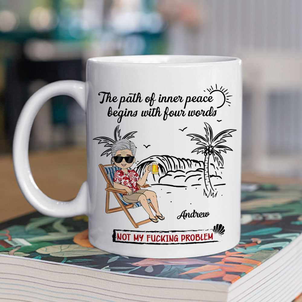 Custom Coworker, Christmas & Birthday Team Appreciation Gift • Relax Release And Walk Away- Personalized Coffee Mug