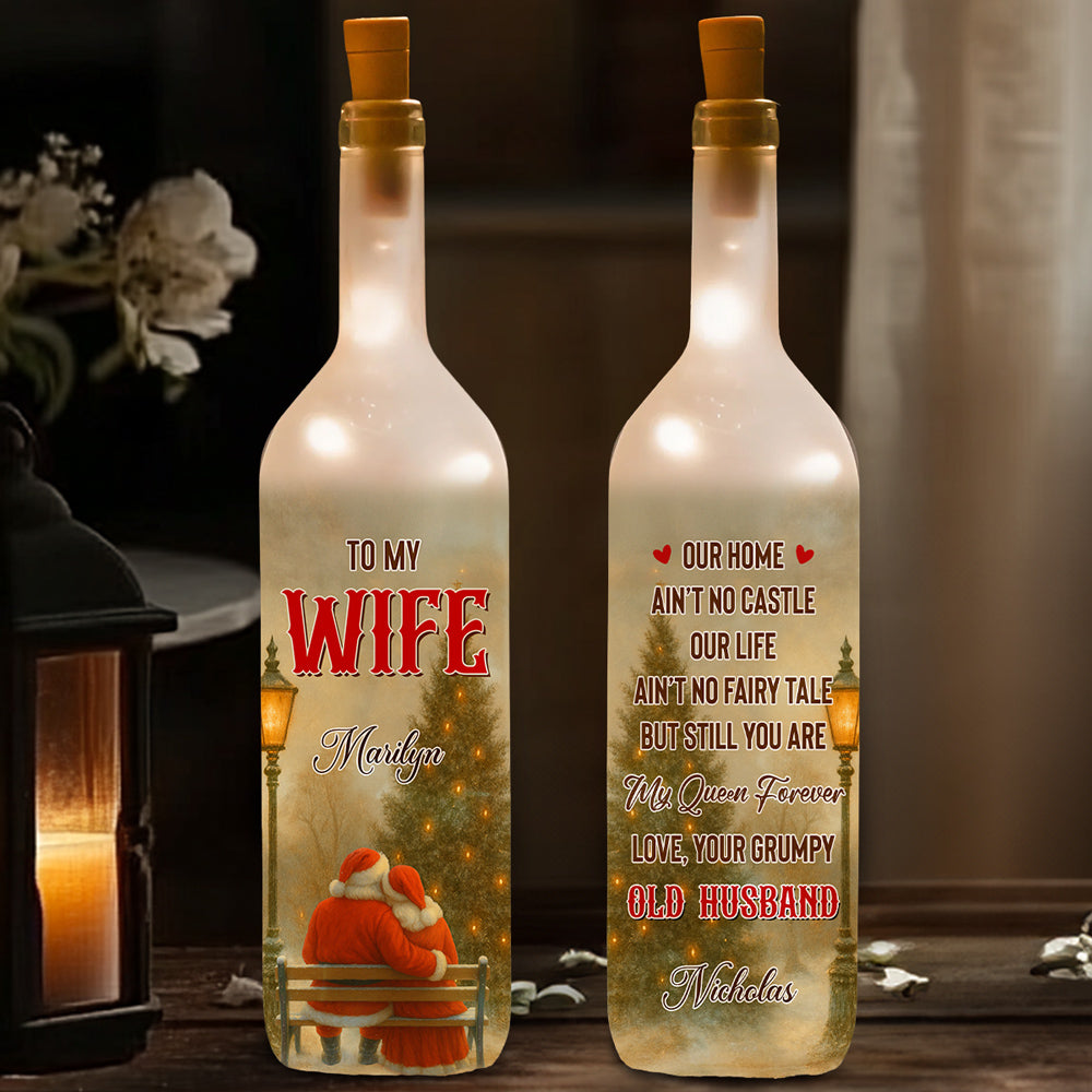 My Queen Forever - Personalized Bottle Lamp