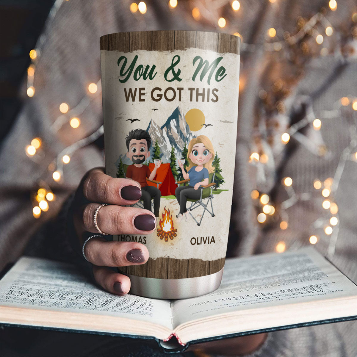 Custom Christmas Anniversary Gifts For Husband • My Partner - Personalized Tumbler