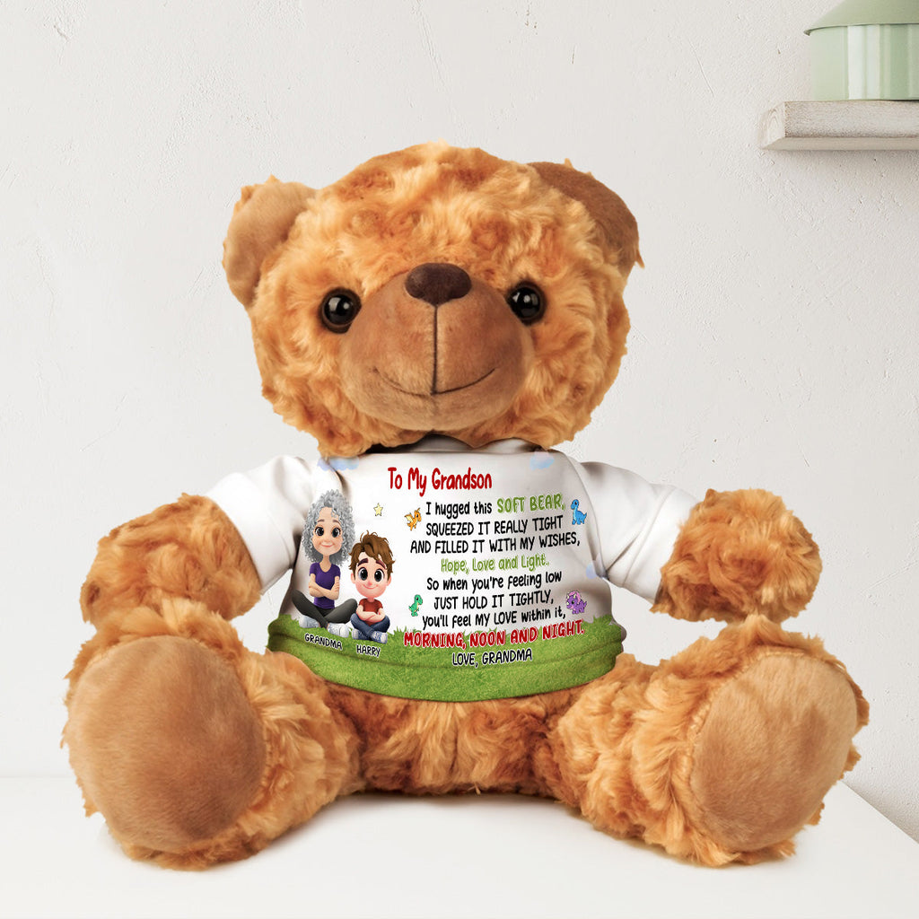 To My Grandchild - Personalized Cuddle Bear