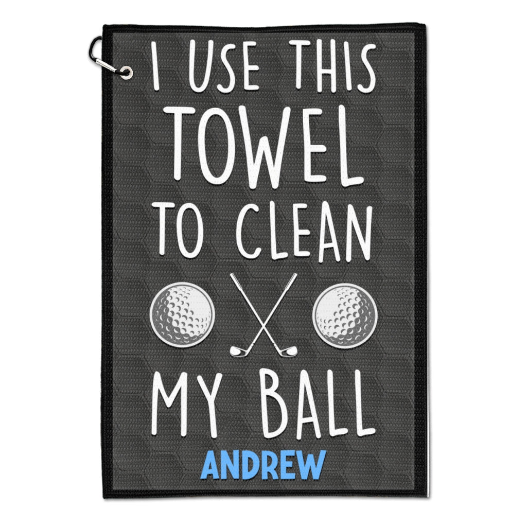 Clean My Ball - Personalized Golf Towel