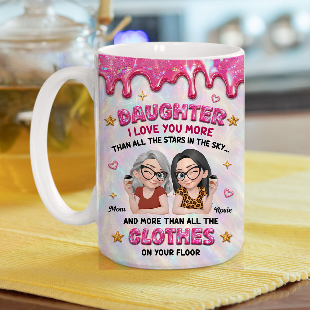 Custom Christmas & Birthday Gift for Daughter • Endless Love For My Daughter - Personalized Coffee Mug
