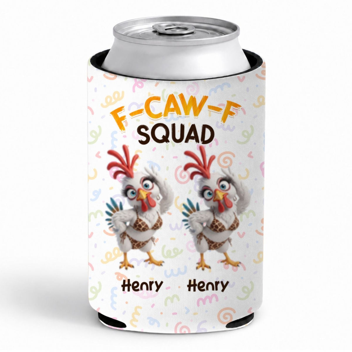 My FCAWF Squad - Personalized Skinny Can Cooler
