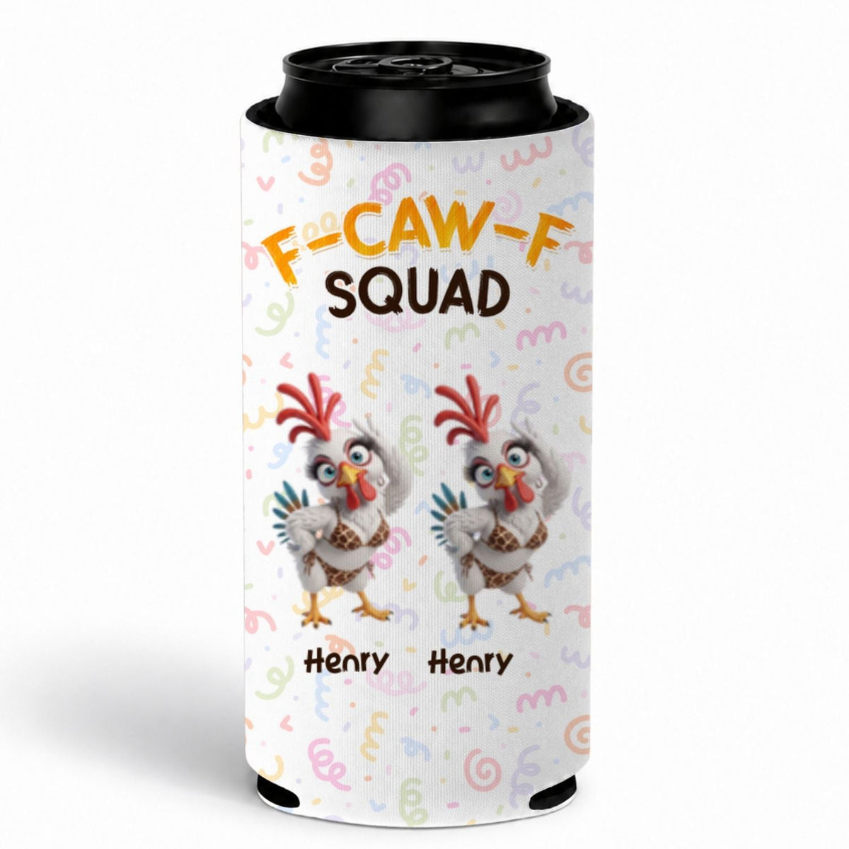 My FCAWF Squad - Personalized Skinny Can Cooler
