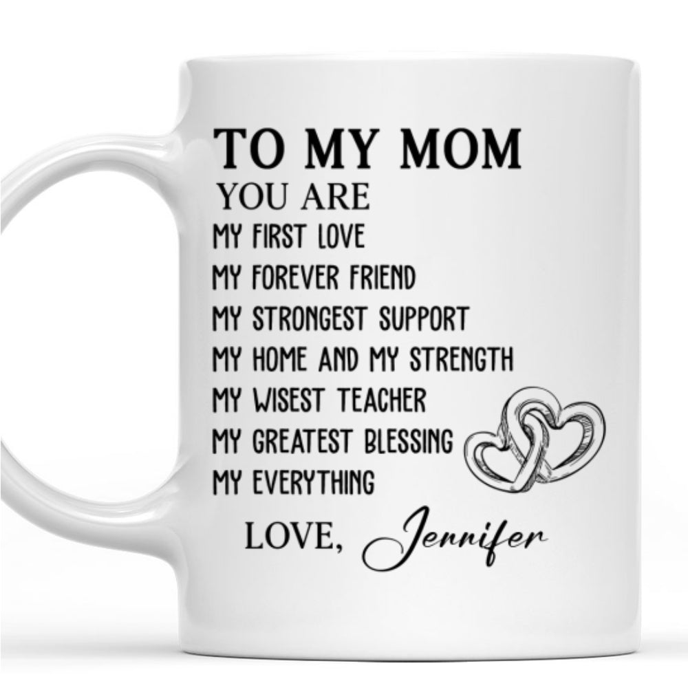 Custom Christmas & Birthday Gift for Mom • Mom Is My Everything - Personalized Mug