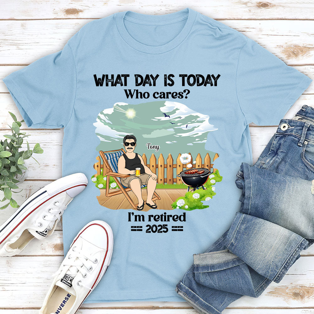 Custom Father's Day, Special Gift for Dad & Grandpa • Legend Has Retired - Personalized Shirt
