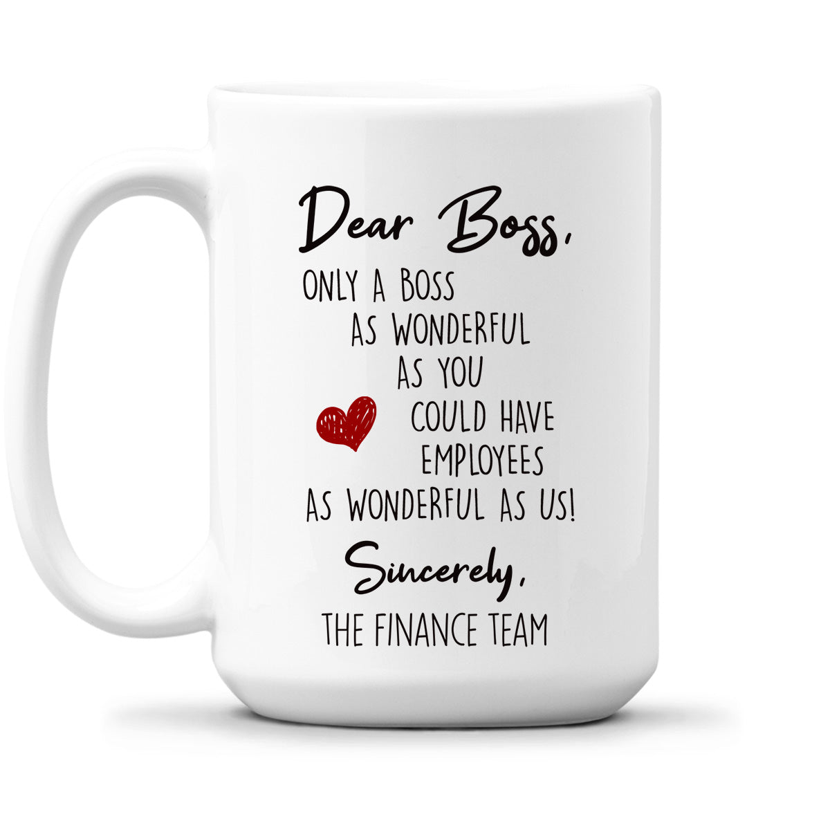 Custom Coworker, Christmas & Birthday Team Appreciation Gift • Only A Boss Like You - Personalized Coffee Mug