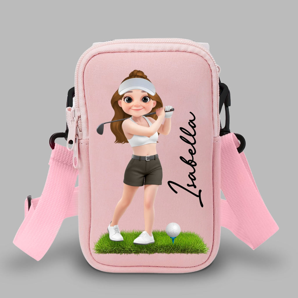Golf Lover - Personalized Water Bottle Carrier Bag