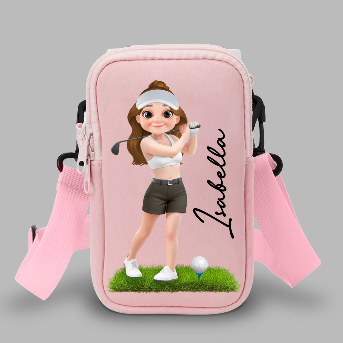 Golf Lover - Personalized Water Bottle Carrier Bag