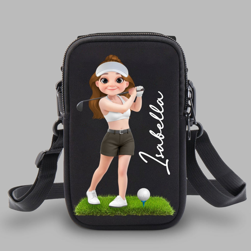 Golf Lover - Personalized Water Bottle Carrier Bag
