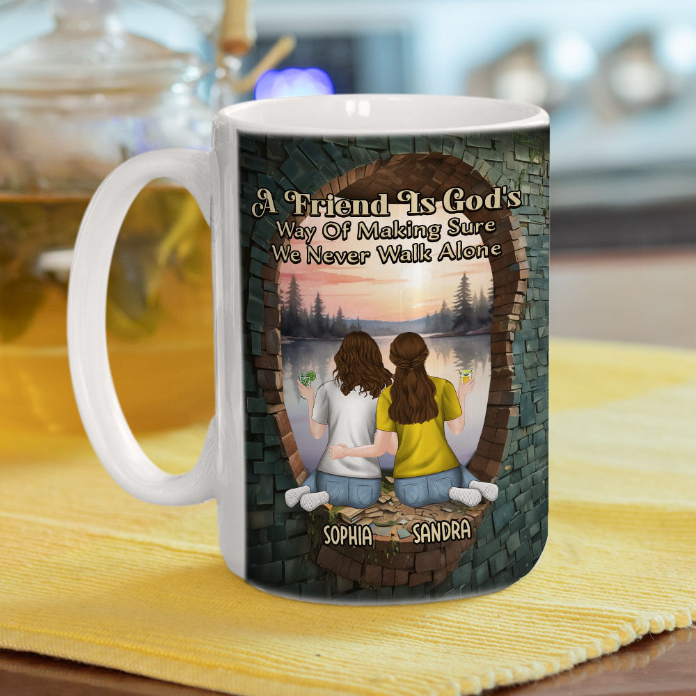 Custom Best Friend, Christmas & Birthday Friendship Keepsake Gift • Friendship On Another Level - Personalized Coffee Mug