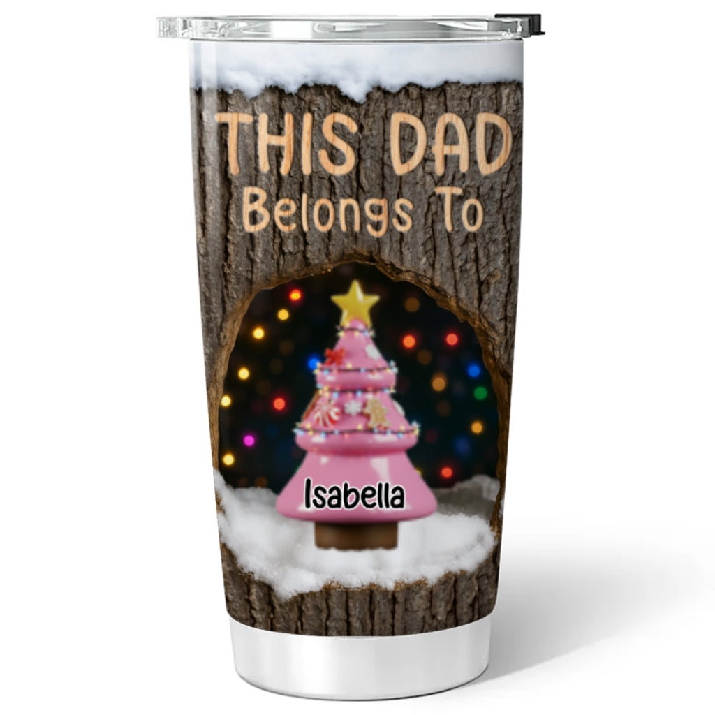 Custom Christmas Birthday Gifts For Dad • Grandpa With Lovely Kids - Personalized Tumbler