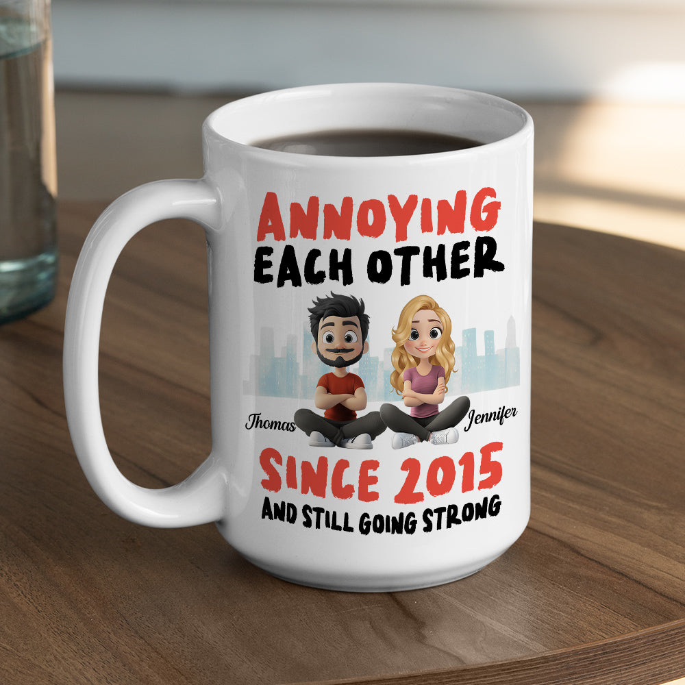 Custom Anniversary Keepsake Gifts For Couple • Annoying - Personalized Coffee Mug