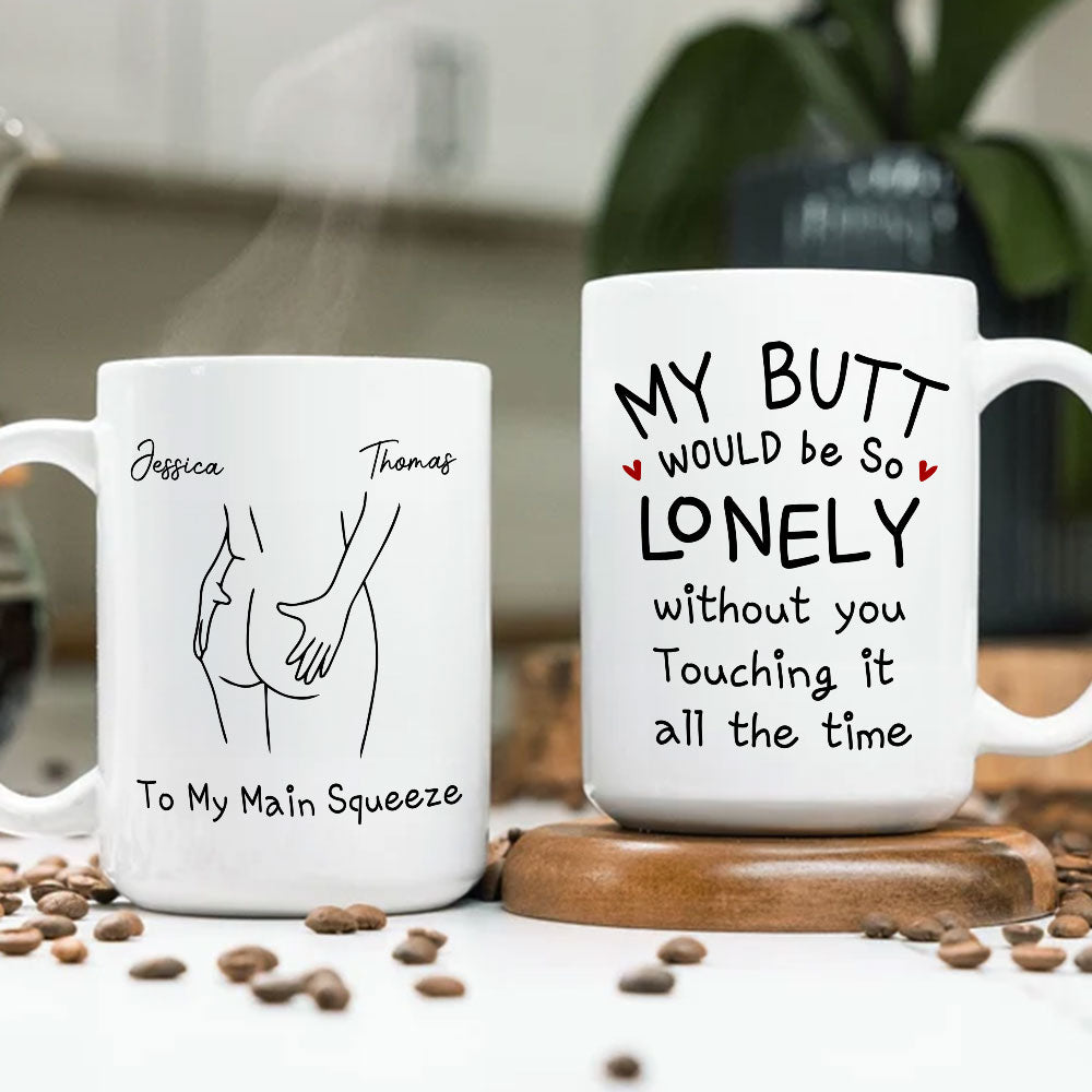 Custom Anniversary Keepsake Gifts For Couple • To My Main Squeeze - Personalized Coffee Mug